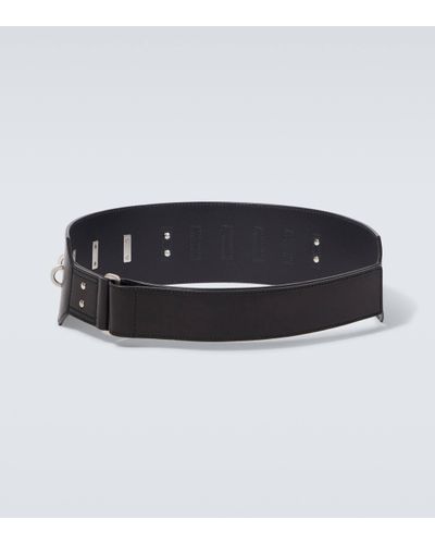 Rick Owens Leather Belt - Black