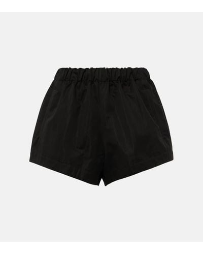 Wardrobe NYC Shorts de drill de mezcla de algodon - Negro