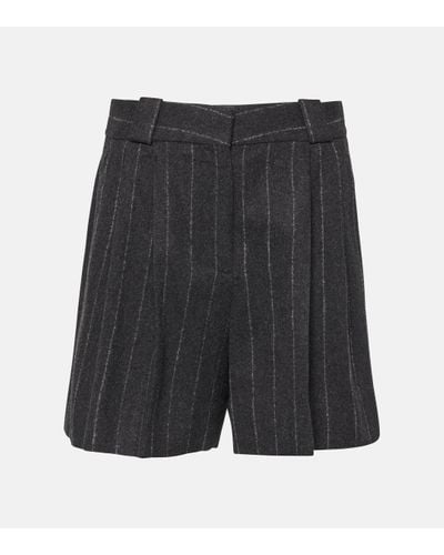 Blazé Milano Wool And Cashmere Shorts - Black