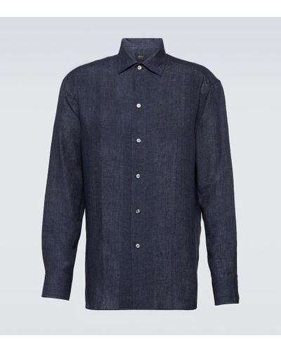 Brioni Linen Shirt - Blue
