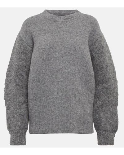 Jil Sander Pullover aus Wolle und Kaschmir - Grau