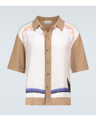 Lanvin Printed Cotton-blend Shirt - Multicolor