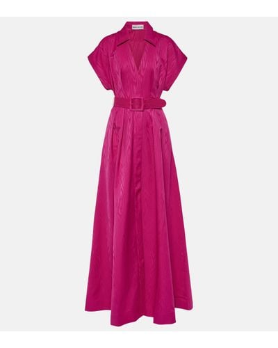 Rebecca Vallance Cynthia Belted Gown - Purple