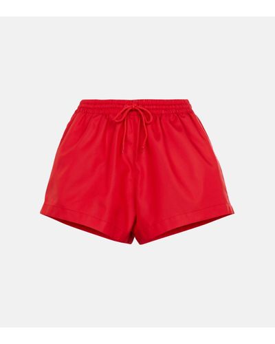 Wardrobe NYC Drawstring Shorts - Red