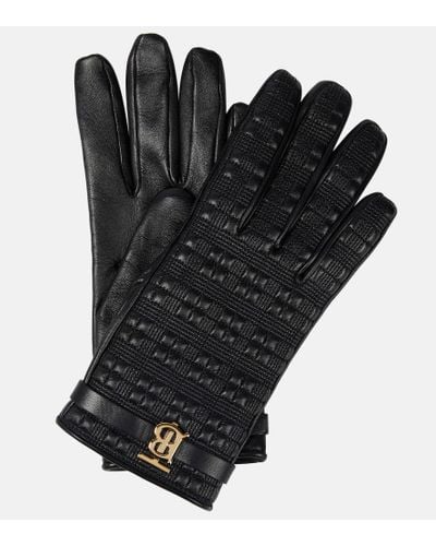 Burberry Handschuhe aus Leder - Schwarz