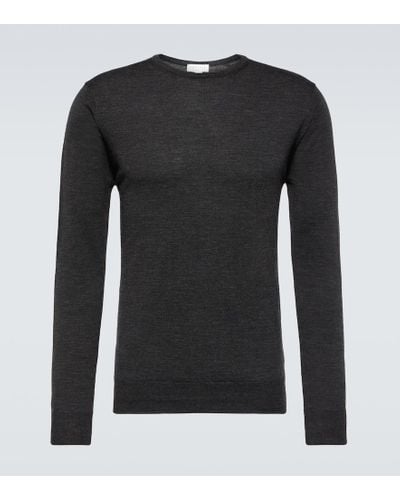Sunspel Wool Sweater - Black