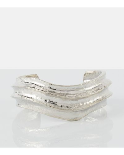 Jennifer Behr Anselm Spiral Cuff Bracelet - White