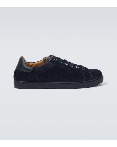 Gianvito Rossi Suede Low-top Sneakers - Blue