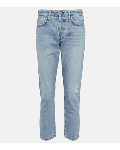 Citizens of Humanity Emerson Mid-rise Boyfriend Jeans - Blue