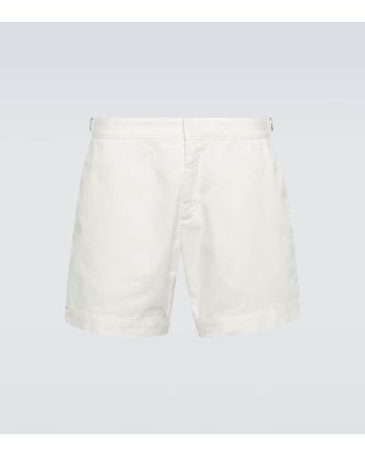 Orlebar Brown Bulldog Cotton Shorts - White