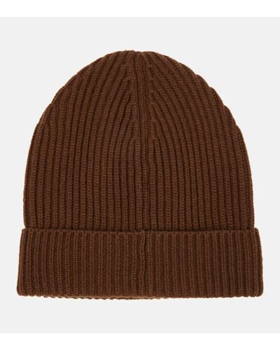 Dolce & Gabbana Wool And Cashmere Beanie - Brown
