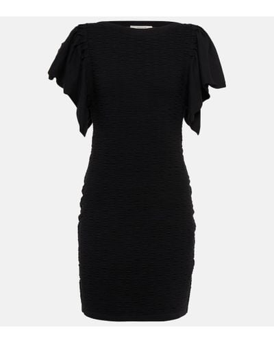 Dorothee Schumacher Vestido corto en mezcla de algodon - Negro