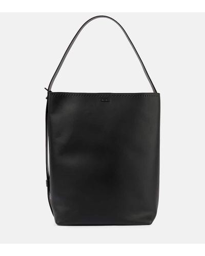 Max Mara Bolso al hombro Archetipo Large de piel - Negro