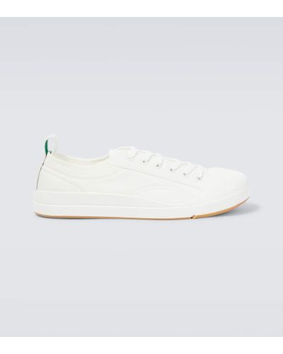 Bottega Veneta Sneakers aus Canvas - Weiß