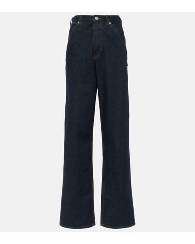 Dries Van Noten Pippa High-rise Straight Jeans - Blue