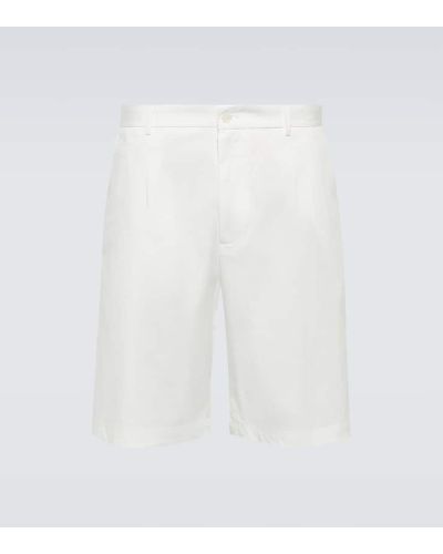 Dolce & Gabbana Bermuda in misto cotone - Bianco