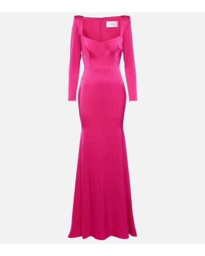 Alex Perry Satin Gown - Pink
