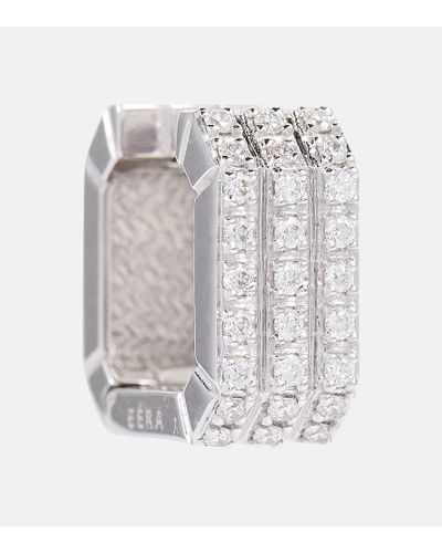 Eera Candy 18kt White Gold Single Earring With Diamonds