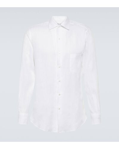 Loro Piana Andre Linen Shirt - White