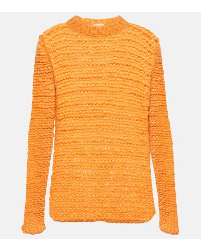 Gabriela Hearst Larenzo Cashmere Sweater - Orange