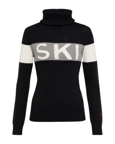 Perfect Moment Schild Wool Turtleneck Sweater - Black