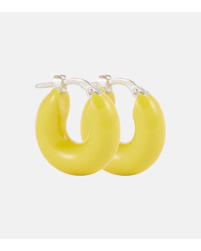 Jil Sander Hoop Earrings - Yellow