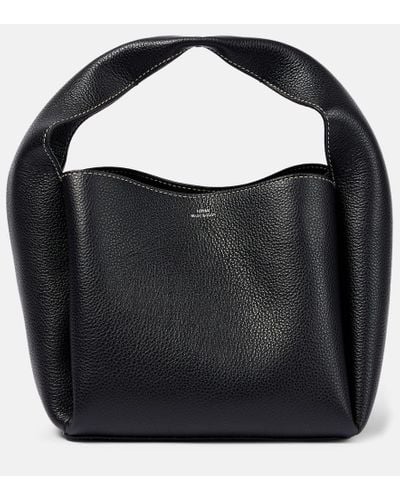 Totême Bucket-Bag aus Leder - Schwarz