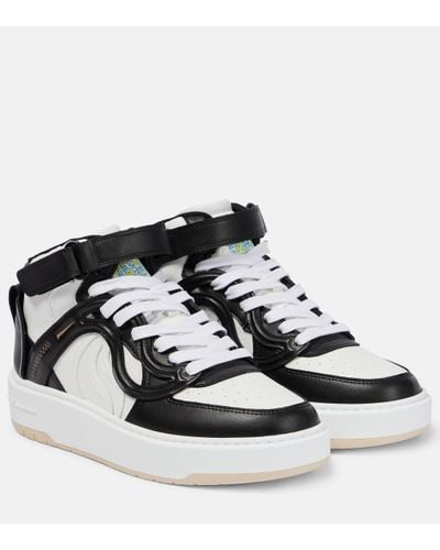Stella McCartney S-wave 2 Faux Leather Trainers - Black
