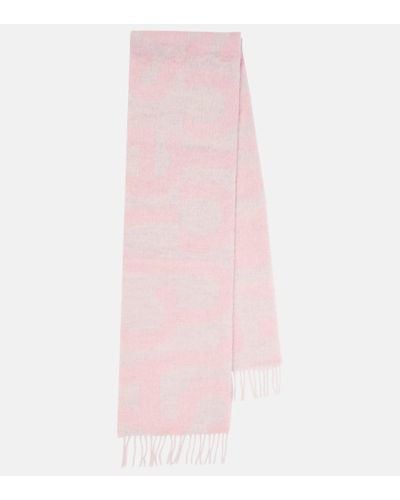 Acne Studios Schal aus einem Wollgemisch - Pink