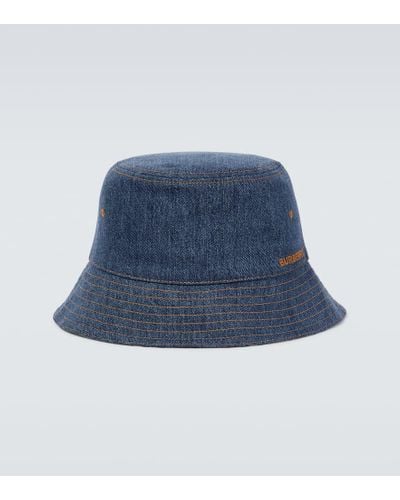 Burberry Hut aus Denim - Blau