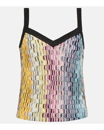 Missoni Top de punto en jacquard - Multicolor