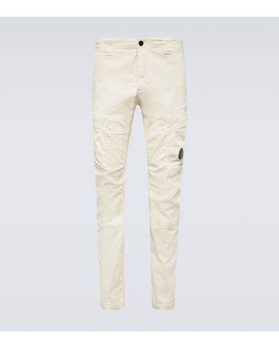 C.P. Company Cotton Cargo Trousers - Natural