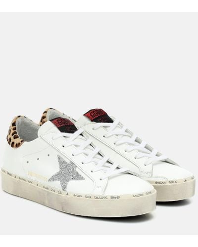 Golden Goose Exclusive To Mytheresa – Hi Star Leather Sneakers - White