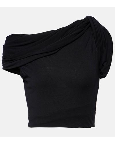 Rick Owens Top raccourci Sienna - Noir