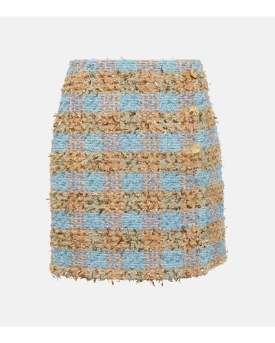 Nina Ricci Mini-jupe en tweed - Multicolore