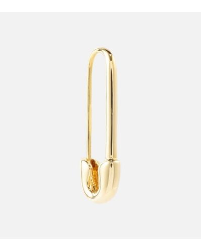 Anita Ko Safety Pin 18kt Gold Single Earring - Metallic