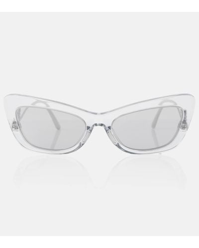 Dolce & Gabbana Dg Embellished Cat-eye Sunglasses - Grey