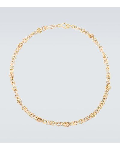 Spinelli Kilcollin Halskette Serpens aus 18kt Gelbgold und Sterlingsilber - Mettallic