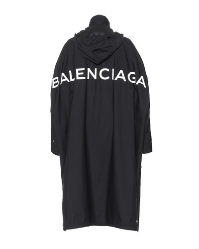 Balenciaga Oversized Raincoat - Black
