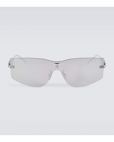 Givenchy Eckige Sonnenbrille 4Gem - Grau