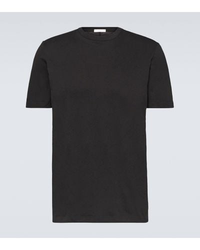 The Row T-shirt Luke en coton - Noir