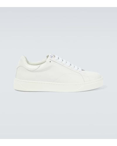 Lanvin Leather Dbb0 Sneakers - White