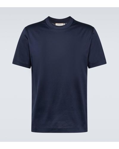 Canali Cotton Jersey T-shirt - Blue