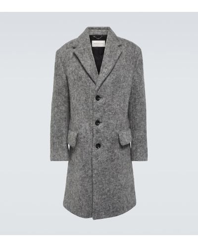 Dries Van Noten Wool-blend Coat - Gray