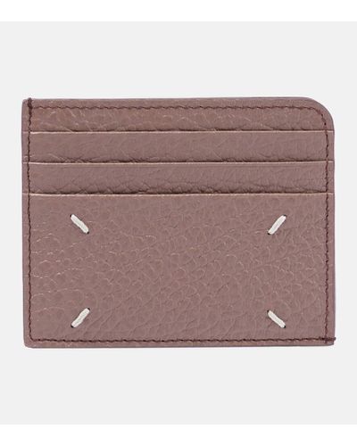 Maison Margiela Leather Card Holder - Brown