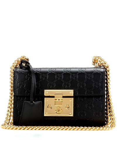 padlock small shoulder bag gucci