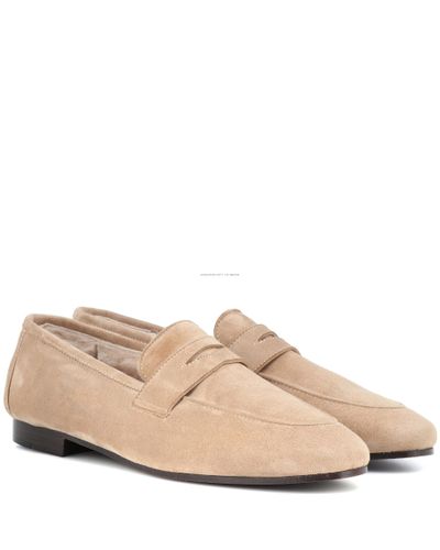 Bougeotte Exclusive To Mytheresa – Classic Shearling-lined Loafers - Natural