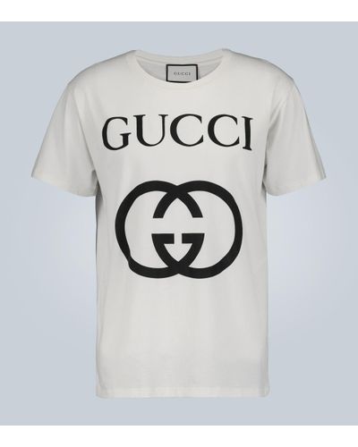 T-shirts à manches courtes Gucci homme | Lyst