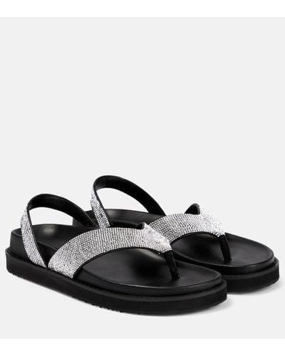 Jonathan Simkhai Talie Crystal-embellished Sandals - Black