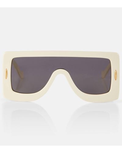 Loewe Anagram Flat-top Sunglasses - Grey